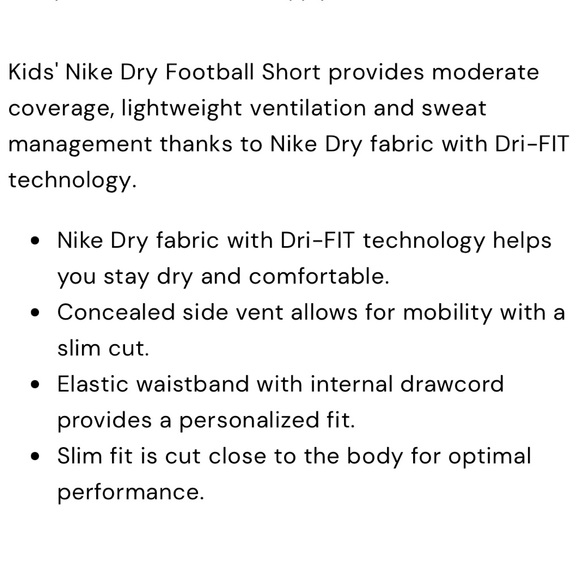 NWT, Nike, Youth Laser Woven III Short- Black - Picture 2 of 6